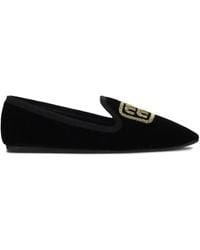 Miu Miu - Embroidered-Logo Slippers - Lyst
