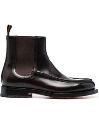Santoni - Leather Chelsea Boots - Lyst