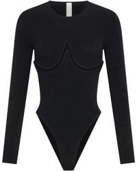 Dion Lee - Langärmeliger Body mit Cut-Outs - Lyst