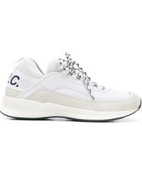 A.P.C. - Logo Print Sneakers - Lyst