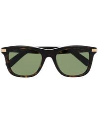 Cartier - Tortoiseshell Square-Frame Sunglasses - Lyst