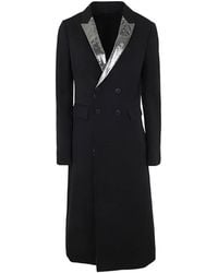 SAPIO - Manteau À Boutonnière Croisée - Lyst