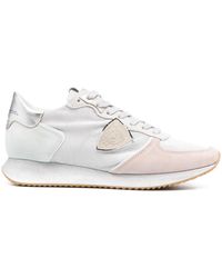 Philippe Model - Panelled Lace-up Sneakers - Lyst