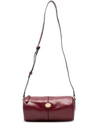 The Bridge - Logo-Plaque Leather Shoulder Bag - Lyst