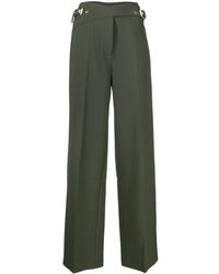 Dion Lee - Belt-detail Wide-leg Trousers - Lyst