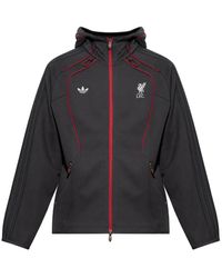 adidas - X Liverpool Fc Spacer Hoodie Teamgeist 26 À Fermeture Zippée - Lyst