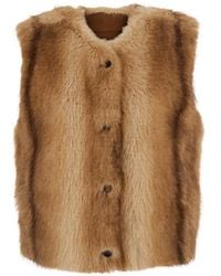 Urbancode - Wendbare Weste Mit Faux Fur - Lyst