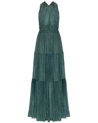 Ulla Johnson - Freesia Plissé-Effect Tiered Maxi Dress - Lyst