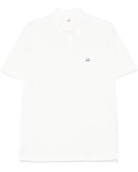 C.P. Company - Logo Patch Polo Shirt - Lyst