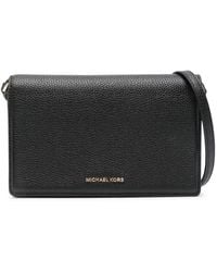 Michael Kors - Medium Jet Set Leather Cross Body Bag - Lyst