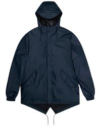 Rains - Fishtail Drawstring-Hem Jacket - Lyst