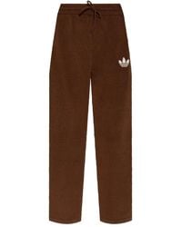 adidas - Logo Drawstring Knit Trousers - Lyst