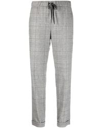 Lorena Antoniazzi - Plaid-Check Pattern Tapered-Leg Trousers - Lyst