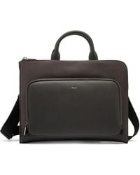 Bally - Vogel Aktetas Met Leren Afwerking - Lyst