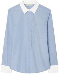 Tory Burch - Striped Buttondown Shirt - Lyst