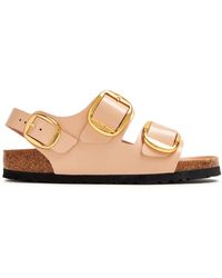 Birkenstock - Side-Buckle Slingback Leather Sandals - Lyst