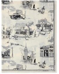 Burberry - Sciarpa London Landmarks - Lyst