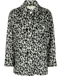 Isabel Marant - Odelino Leopard-Print Virgin Wool Jacket - Lyst