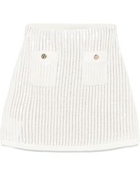 Self-Portrait - Sequin Mini Skirt - Lyst