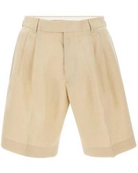 Paul Smith - Double-Pleated Shorts - Lyst