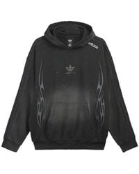 HELLSTAR - X Adidas Graphic-Print Fleece Hoodie - Lyst