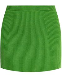 Sportmax - Ribbed-Knit Mini Skirt - Lyst