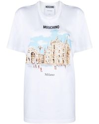 Moschino - T-shirt à imprimé graphique - Lyst