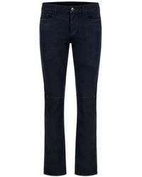 Stouls - Dean Suede Trousers - Lyst