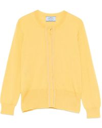 Prada - Long-Sleeved Cardigan - Lyst