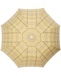 Burberry - Karierter Regenschirm - Lyst