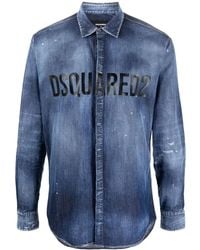 DSquared² - Denim Shirt - Lyst