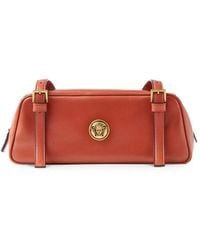 Versace - Emblème Nappa Bowling Bag - Lyst