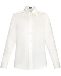 Tom Ford - Long-sleeve Silk Shirt - Lyst