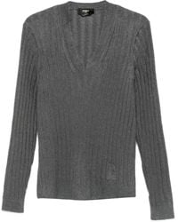 Fendi - V-Neck Sweater - Lyst