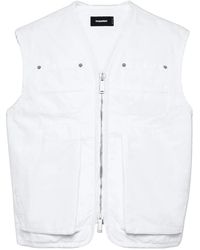 DSquared² - Weste Aus Denim - Lyst