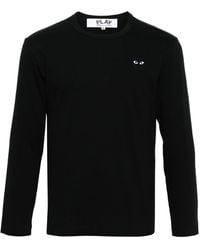 COMME DES GARÇONS PLAY - T-Shirt With Application - Lyst