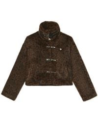 Musium Div. - Leopard-Print Faux-Fur Jacket - Lyst