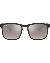 Ray-Ban - Chromance Rectangular Frame Sunglasses - Lyst