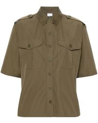 Aspesi - Button-Up Katoenen Overhemd - Lyst
