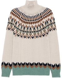 Dondup - Fair-Isle Turtleneck Sweater - Lyst