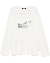 Jacquemus - "Le Tshirt Paysan Long Sleeves" T-Shirt - Lyst