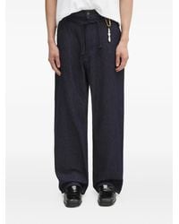 DARKPARK - Drawstring Pearl-Embellished Jeans - Lyst