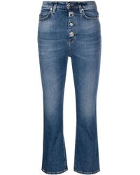 Pinko - Cropped Slim-fit Jeans - Lyst