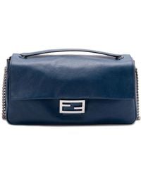 Fendi - Leather Baguette Shoulder Bag - Lyst
