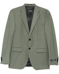 KARL LAGERFELD - Button Notch-Lapel Blazer - Lyst