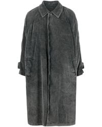 Uma Wang - Corduroy Cotton Trench Coat - Lyst