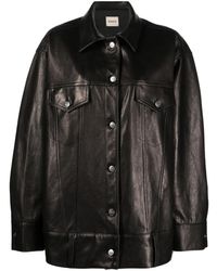 KHAITE - Chaqueta con botones de presión - Lyst