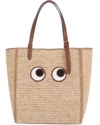 Anya Hindmarch - Sac Cabas Eyes À Anses En Cuir - Lyst