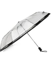 KARL LAGERFELD - Small Logo Transparent Umbrella - Lyst