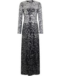 Rabanne - Sequin Ombre-Effect Long Dress - Lyst